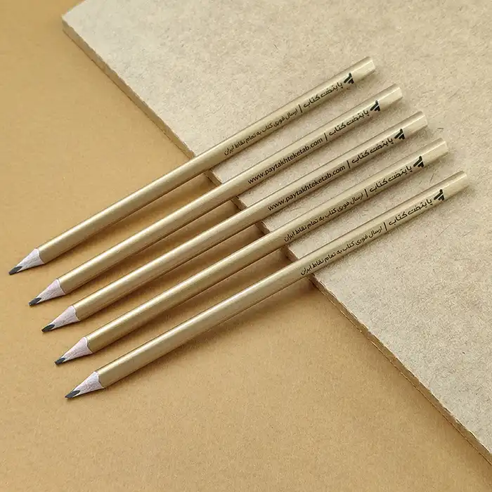promotional-gold-pencil-p102-1 گروه تبلیغاتی مداد رنگی